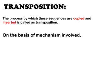 Is elements transposons final | PPT