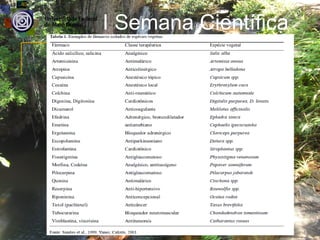 I Semana Científica
 