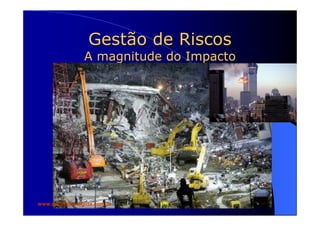 Gestão de Riscos
                A magnitude do Impacto




www.escolaprotegida.com.br
 