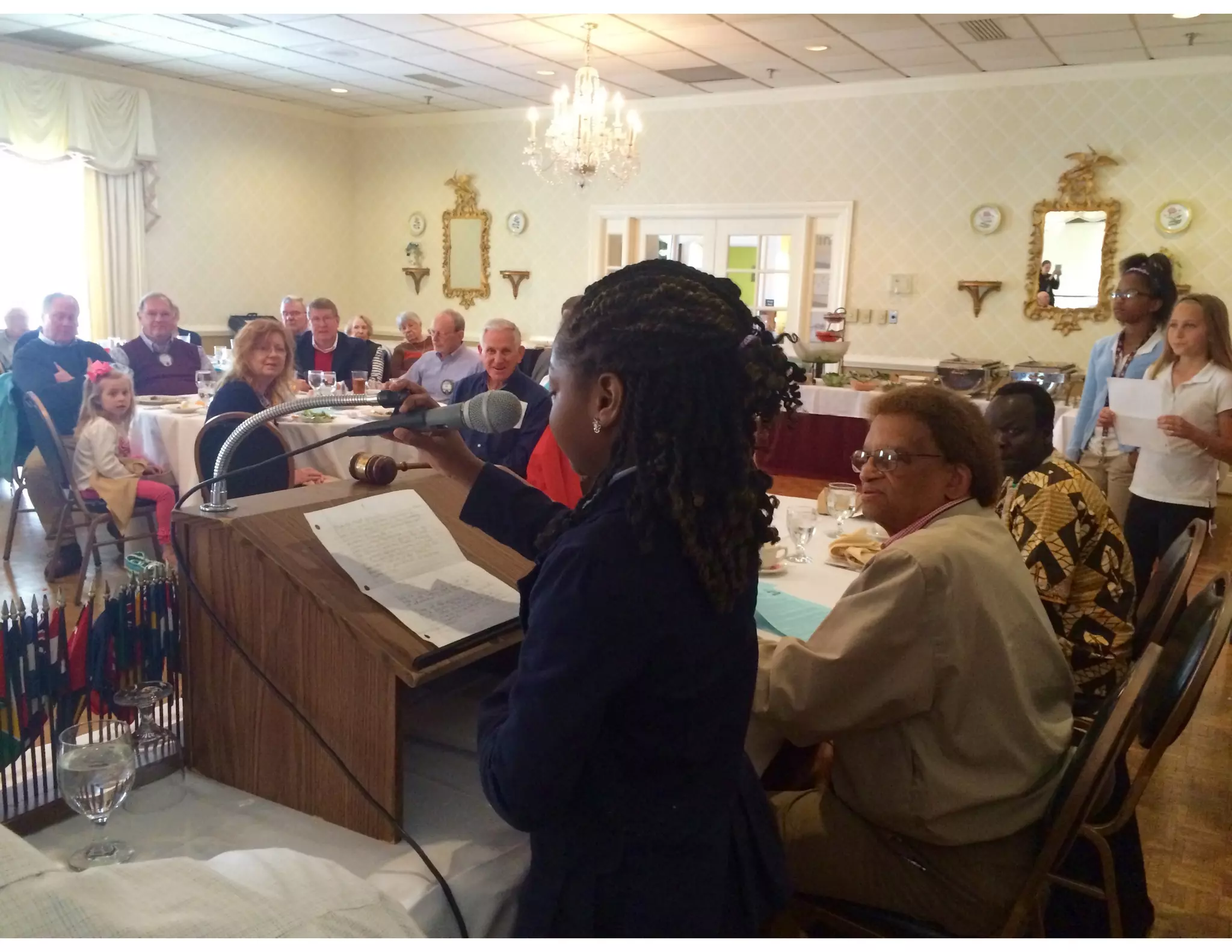 Isenberg k kids presentation at salisbury kiwanis luncheon april 8, 2016