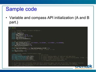 [Isentek] eCompass API Quick Start | PDF