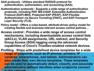 Cisco Identity Services Engine (ISE) | PPTX