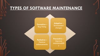 Software maintaince and software process .pptx