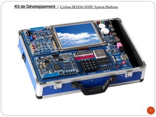 7
Cyclone III EDA/SOPC System Platform
Kit de Développement :
 