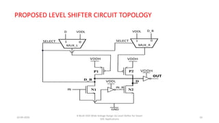 A Multi VDD Wide Voltage Range Up Level Shifter For Smart SoC ...
