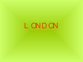 LONDON Anu Pedaja 