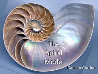 The
Spiral
Model
Damian Gordon
The
Spiral
Model
Damian Gordon
 