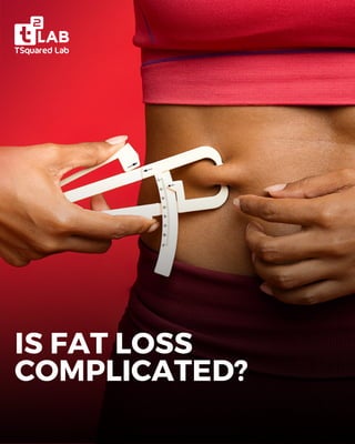 IS FAT LOSS
COMPLICATED?
 