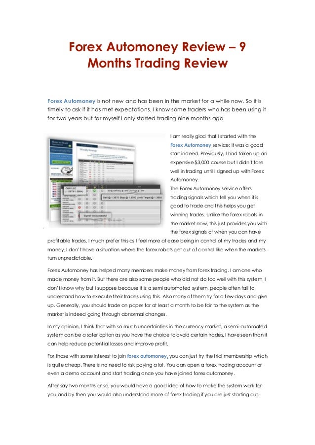 Is forex automoney legit