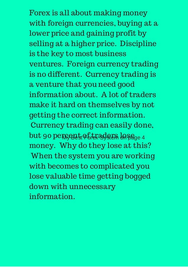 Forex trading using price action