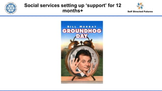 Social services setting up ‘support’ for 12
months+
 