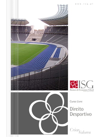 Curso Livre de direito desportivo ISG 2014