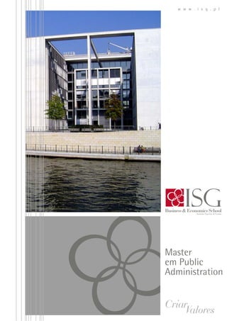 MPA  Master in Public Administration ISG 2014
