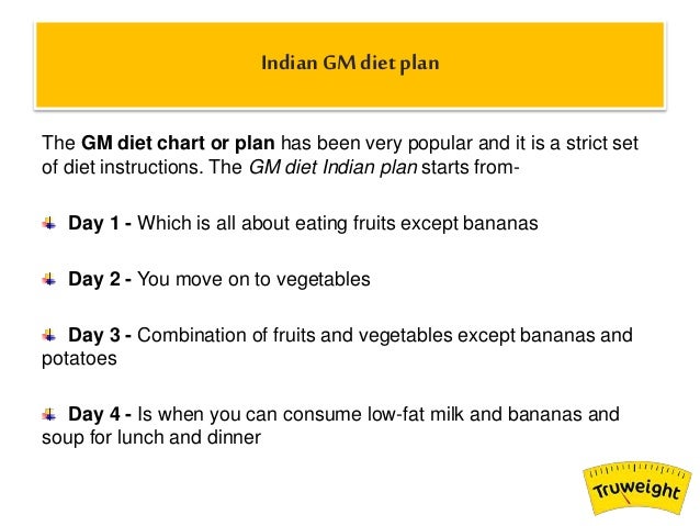 gm diet indian
