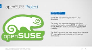 openSUSE Project Presentation | ODP