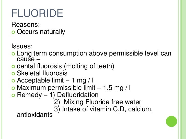 Permissible Limit Of Chloride In Drinking Water Permissible Limit Of Chloride In Drinking Water