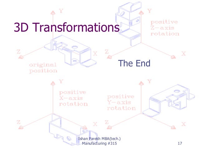 3D Geometric Transformations