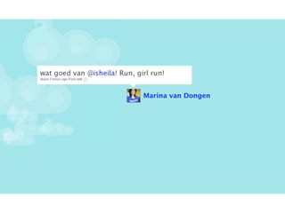 Isheila doet Marathon Rotterdam