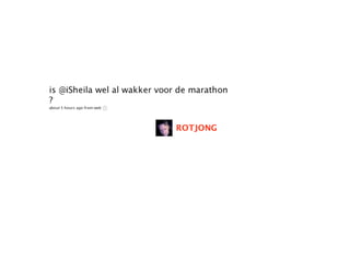 Isheila doet Marathon Rotterdam