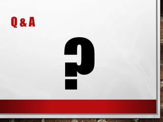 Q & A
 