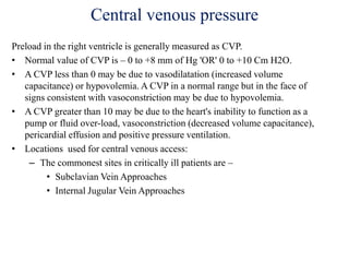 Normal Cvp Values Monitoring of critically ill | PPTX