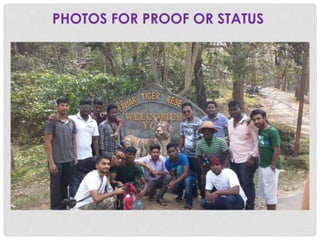 PHOTOS FOR PROOF OR STATUS
 