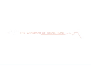 THE GRAMMAR OF TRANSITIONS
          R
 
