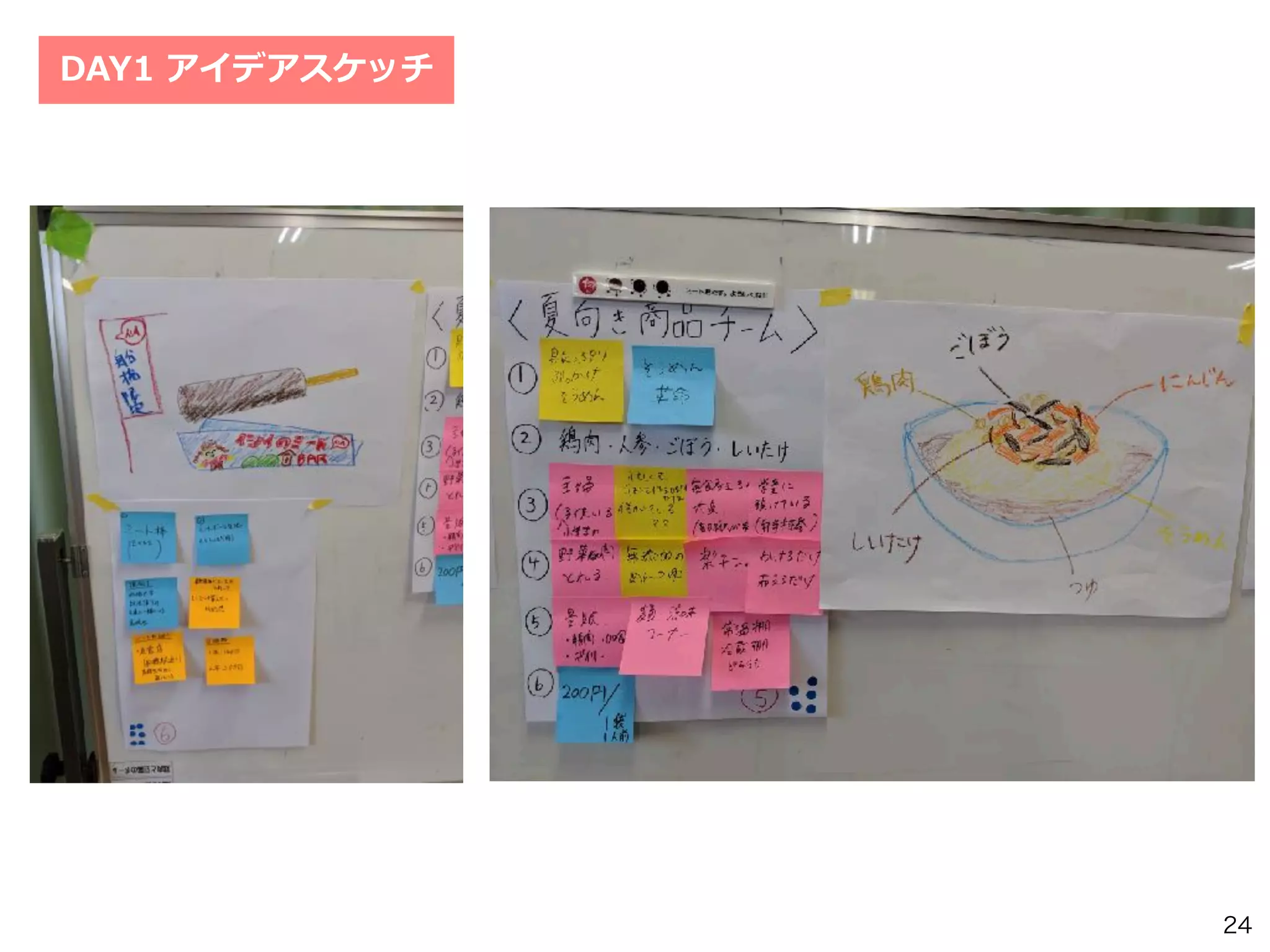 24
DAY1 アイデアスケッチ
 