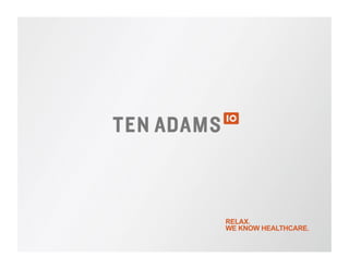 ISHMPR Webinar From Ten Adams, May 16, 2013