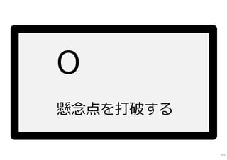 懸念点を打破する

           95
 
