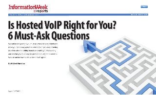 Is Hosted VoIP Right for You?  6 Must-Ask Questions
