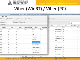 Viber (WinRT) / Viber (PC)
13
 