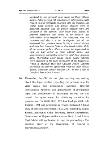 Ishrat Jahan Order Encounter Pdf