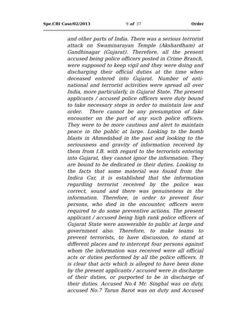 Ishrat Jahan Order Encounter Pdf