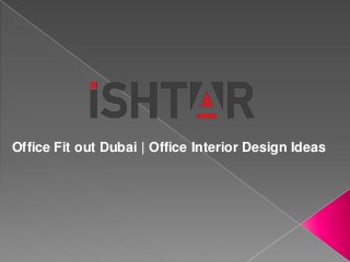 Office Fit out Dubai | Office Interior Design Ideas
 