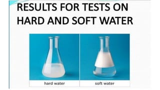 Hard water and soft water full lesson | PPTX