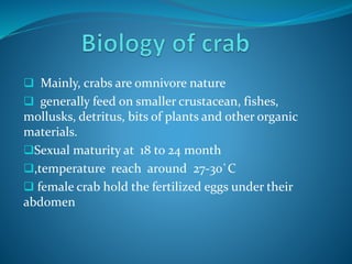 Fresh water crustacean ppt | PPTX