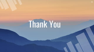 Thank You
12
 