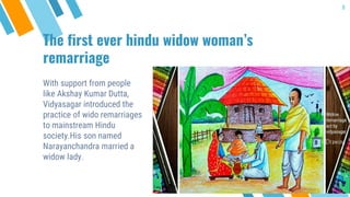 With support from people
like Akshay Kumar Dutta,
Vidyasagar introduced the
practice of wido remarriages
to mainstream Hindu
society.His son named
Narayanchandra married a
widow lady.
The first ever hindu widow woman’s
remarriage
Black
Is the color of coal, ebony,
and of outer space. It is the
darkest color, the result of
the absence of or complete
absorption of light.
8
 