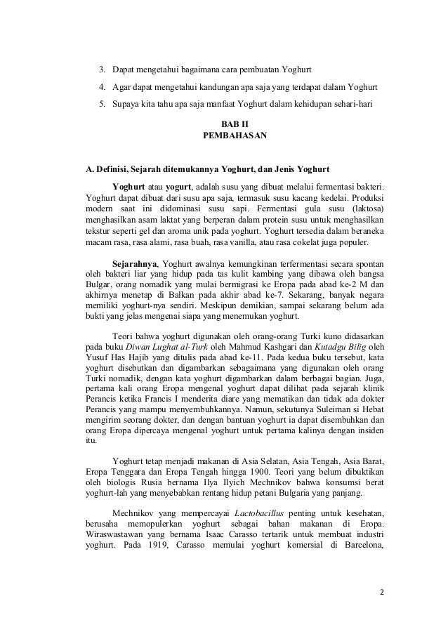 Bioteknologi Konvensional Pembuatan Yoghurt Bioteknologi Konvensional Pembuatan Yoghurt