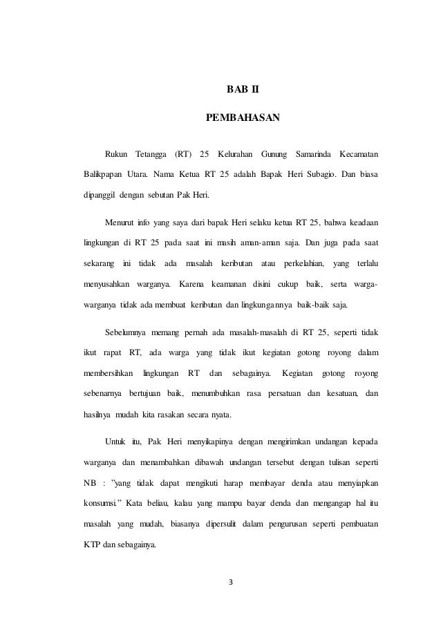 Makalah Rukun Tetangga
