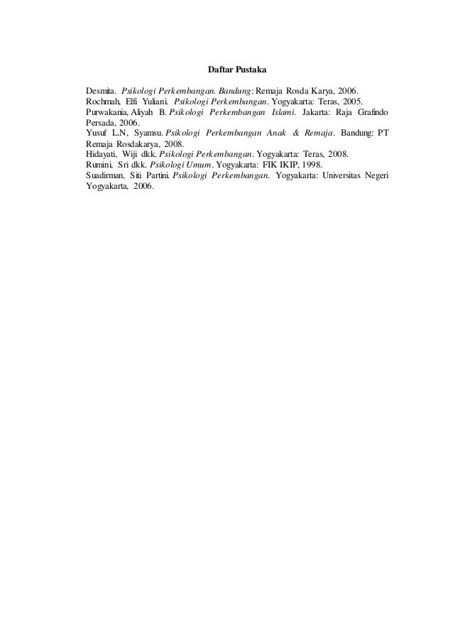 Desmita psikologi perkembangan pdf