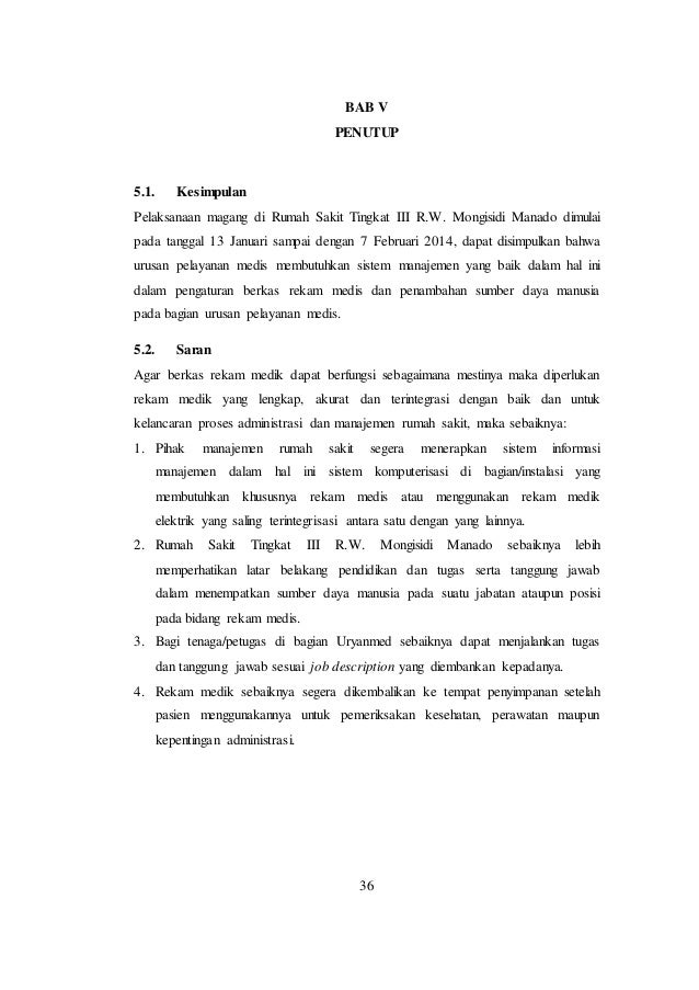 Laporan Pkl Rekam Medis
