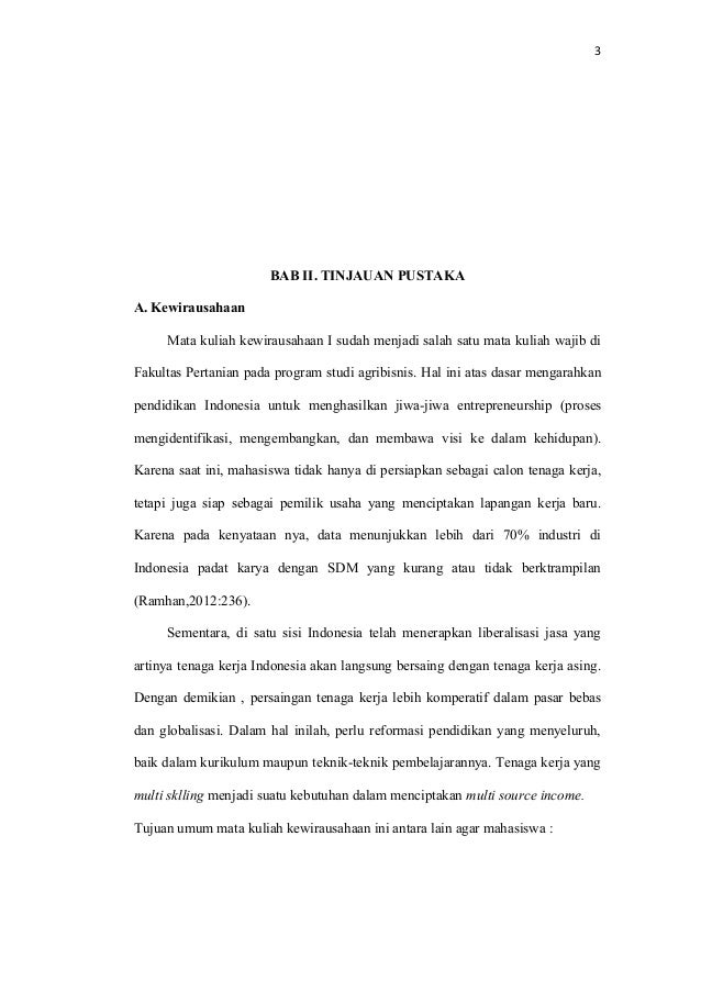 Makalah Kewirausahaan