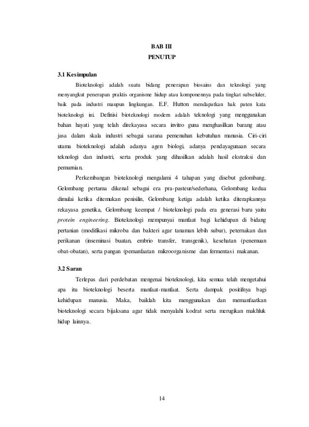 15++ Makalah Bioteknologi Peternakan Pdf