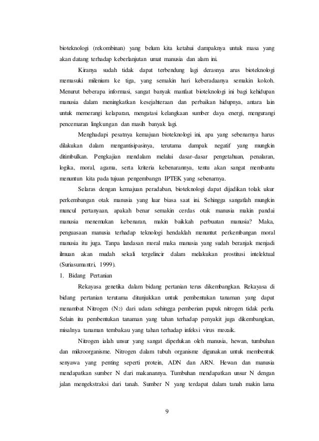 Makalah Bioteknologi Dan Rekayasa Kinetik