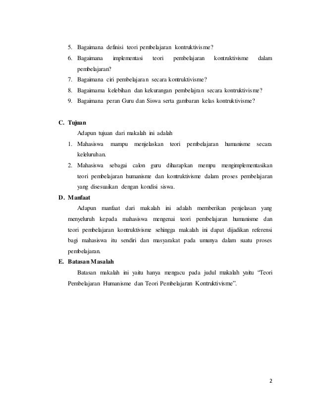 Contoh Kata Pengantar Makalah Matematika Teori