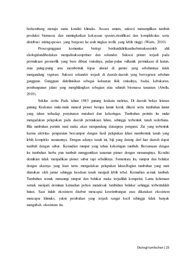 Komunitas sebagai unit ekologi