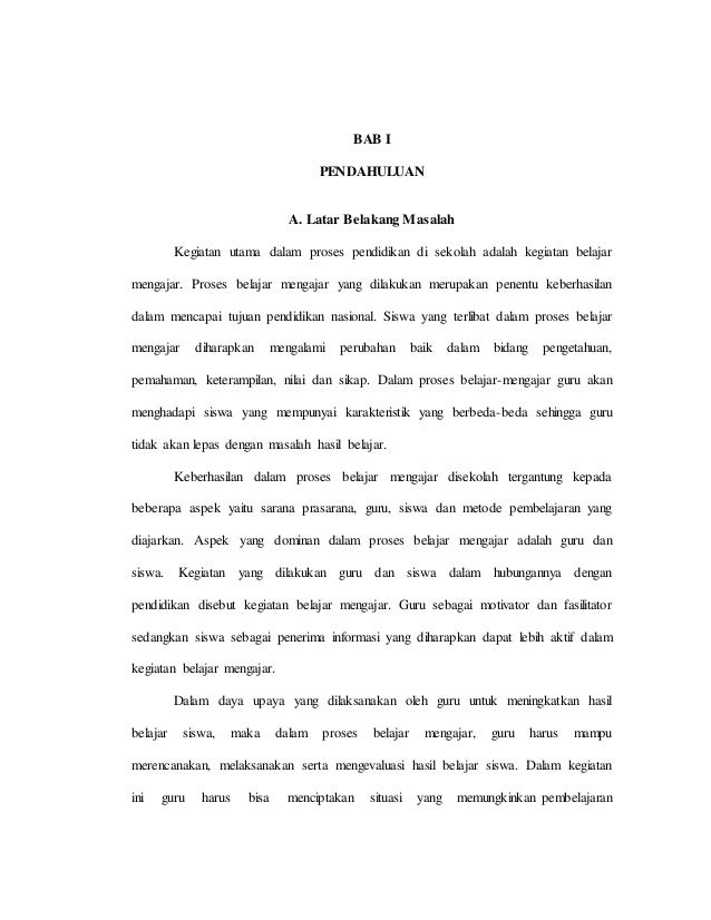 Upaya Mwningkatkan Hasil Belajar Siswa Melalui Model Pembelajaran Kea