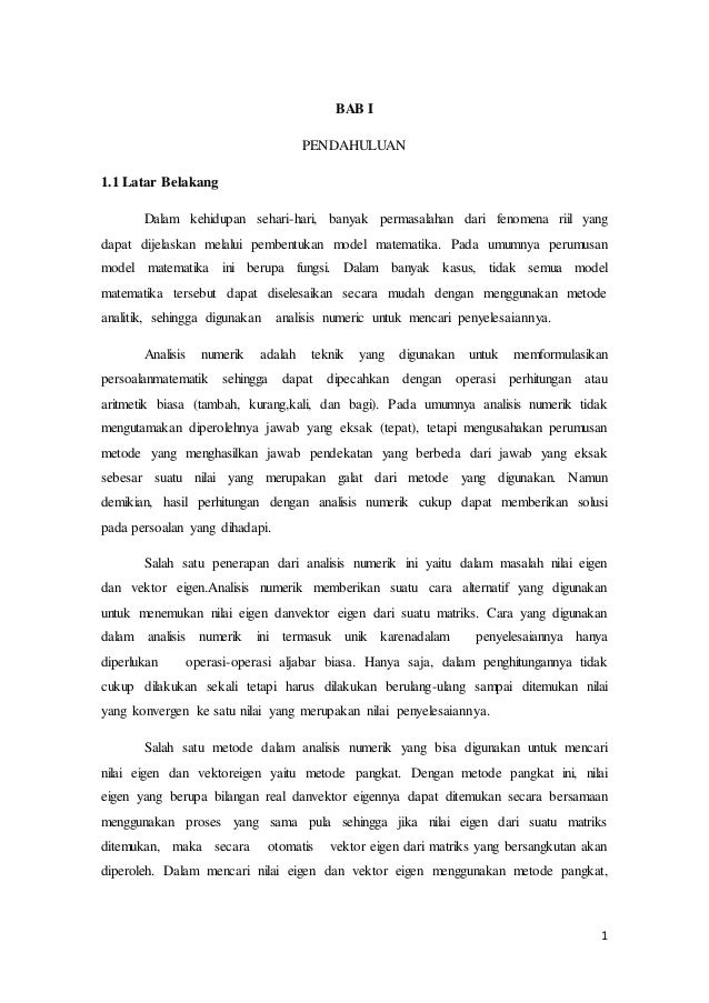 Nilai Eigen Dan Vektor Eigen